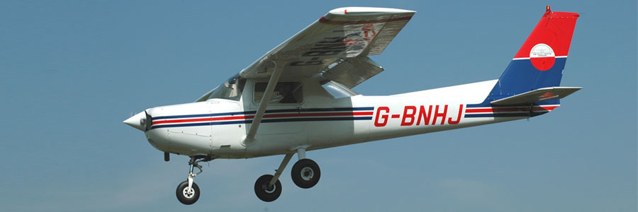 Trial flight at Denham