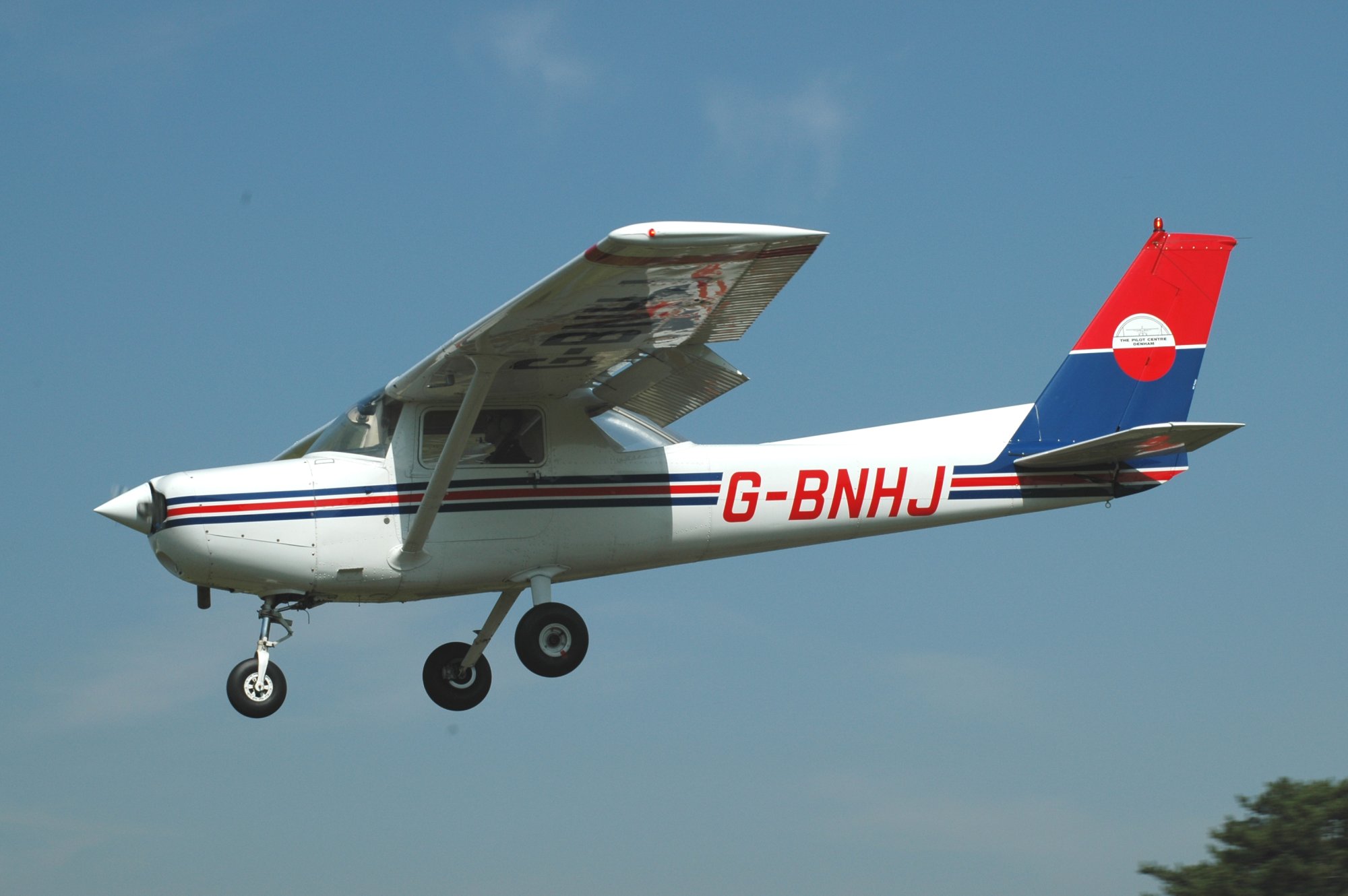 Trial flight at Denham
